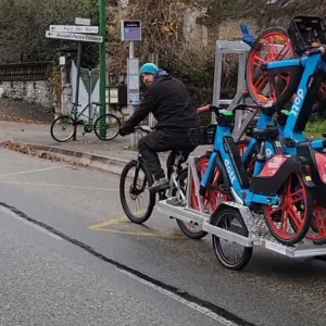 Remorque porte vélo (5 vélos)