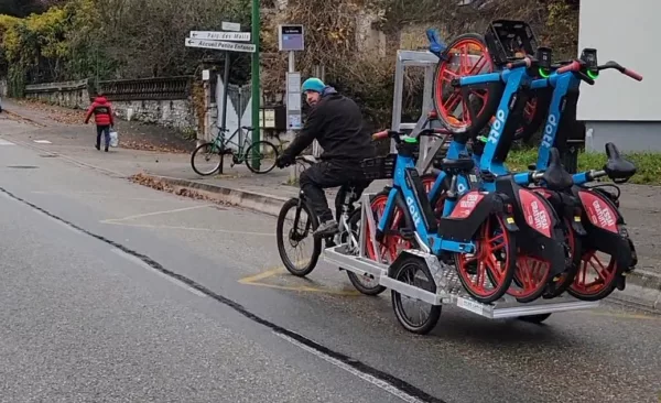 Remorque porte vélo (5 vélos)